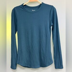 No Boundaries Deep Teal Long Sleeve Top